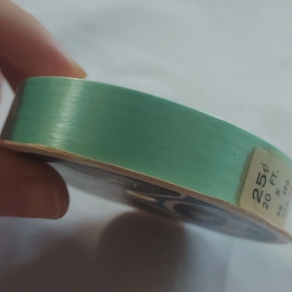 FASHION tye Tonette Gift Wrapping Ribbon 20 ft × 5/8 in mint green